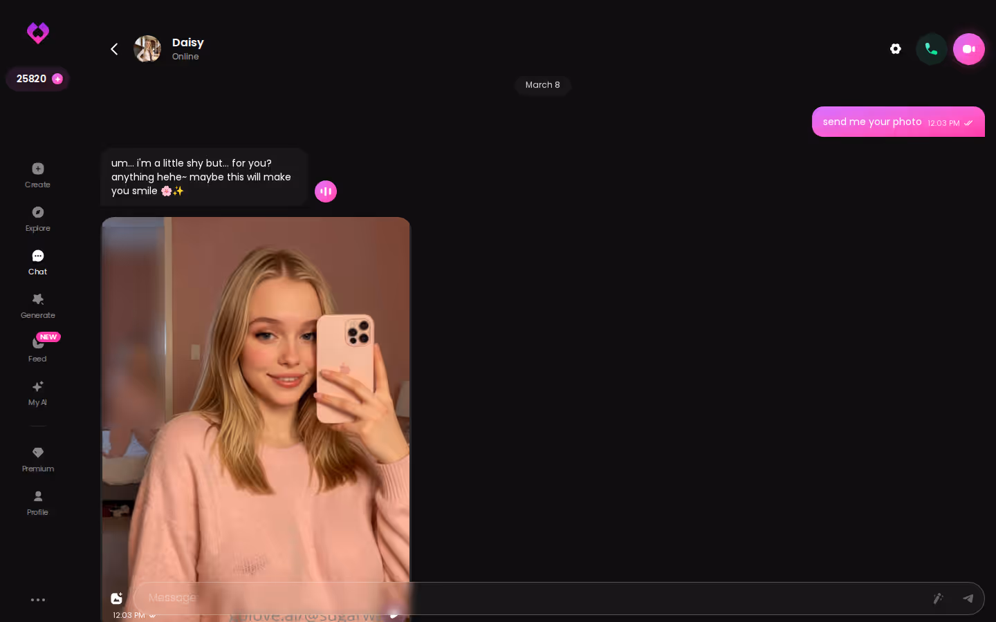 Extended GoLove.ai desktop chat with a second character — ai slut porn